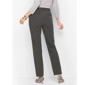 Talbots Grey Cambridge Pant NWT Pull-On Straight Leg Bi-Stretch Tailored Trouser